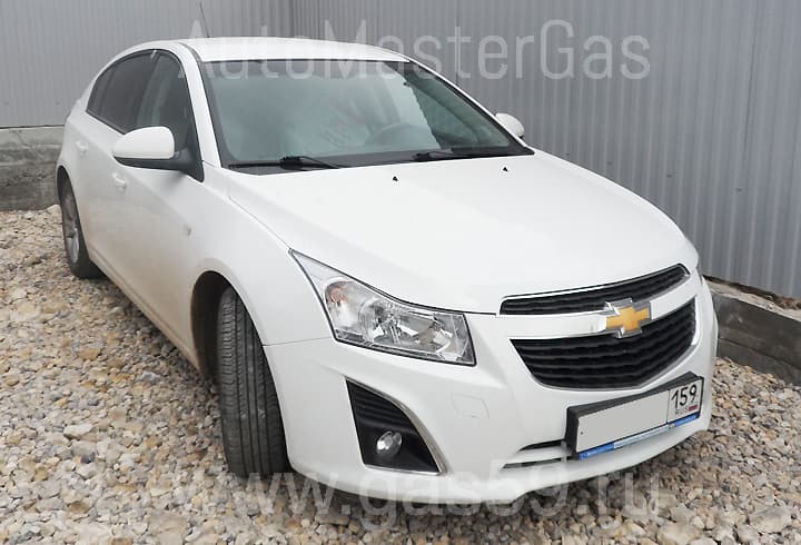 Установка метанового ГБО на Chevrolet Cruze 1.6, ГБО 4 поколения OMVL CNG (Италия), с баллоном 100 литров ТИП-2