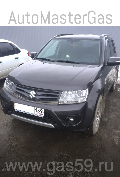 Установка ГБО на SUZUKI G.VITARA 2.0, ГБО 4 поколения LANDIRENZO, с цилиндрическим баллоном на 65 л.
