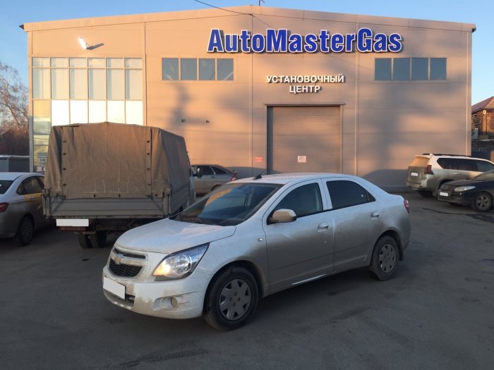 Установка ГБО на Chevrolet Cobalt  2020г., ГБО 4 поколения, метан LANDI RENZO (Италия), двигатель 1.5л. 4 цилиндра