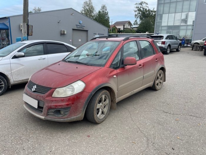 Установка ГБО на Suzuki SX4 2013 г., ГБО 4 поколения, пропан OMVL (Турция) , двигатель 1.6 л. 4 цилиндра