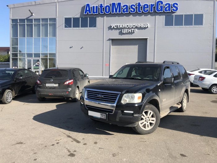 Установка ГБО на Ford Explorer XLT 2007г., ГБО 4 поколения, пропан DIGITRONIC (Италия), двигатель 4.0л. 6 цилиндров