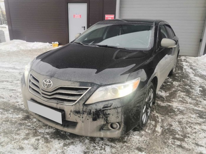 Установка ГБО на Toyota Camry 2011г., ГБО 4 поколения, пропан LANDI RENZO (Италия), двигатель 2.4л. 4 цилиндра