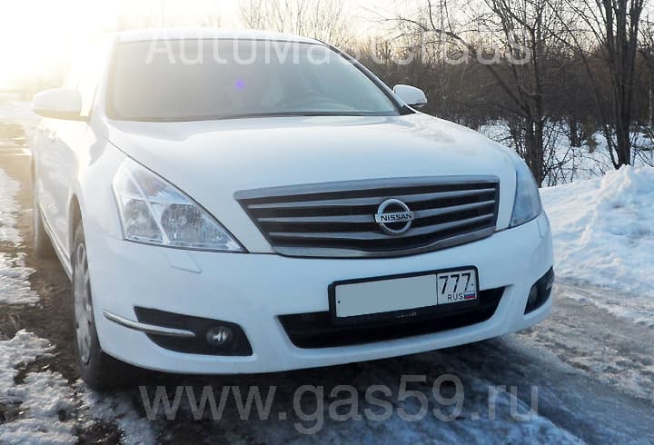Установка ГБО на Nissan Teana 3.5, ГБО 4 поколения BRC P&D, с баллоном 53 литра