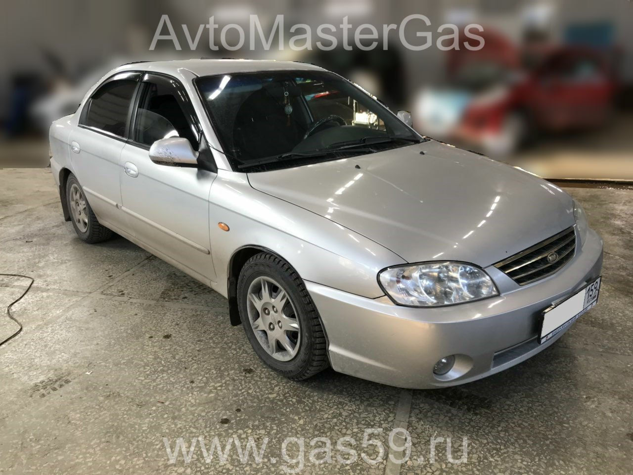 Установка ГБО на Kia Spectra 2006г., ГБО 4 поколения, пропан LANDIRENZO (Италия), двигатель 1.6л. 4 цилиндра