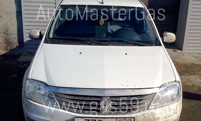 Установка ГБО на Renault Logan 1.4, ГБО 4 поколения BRC S24 (Италия), баллон 90 л,