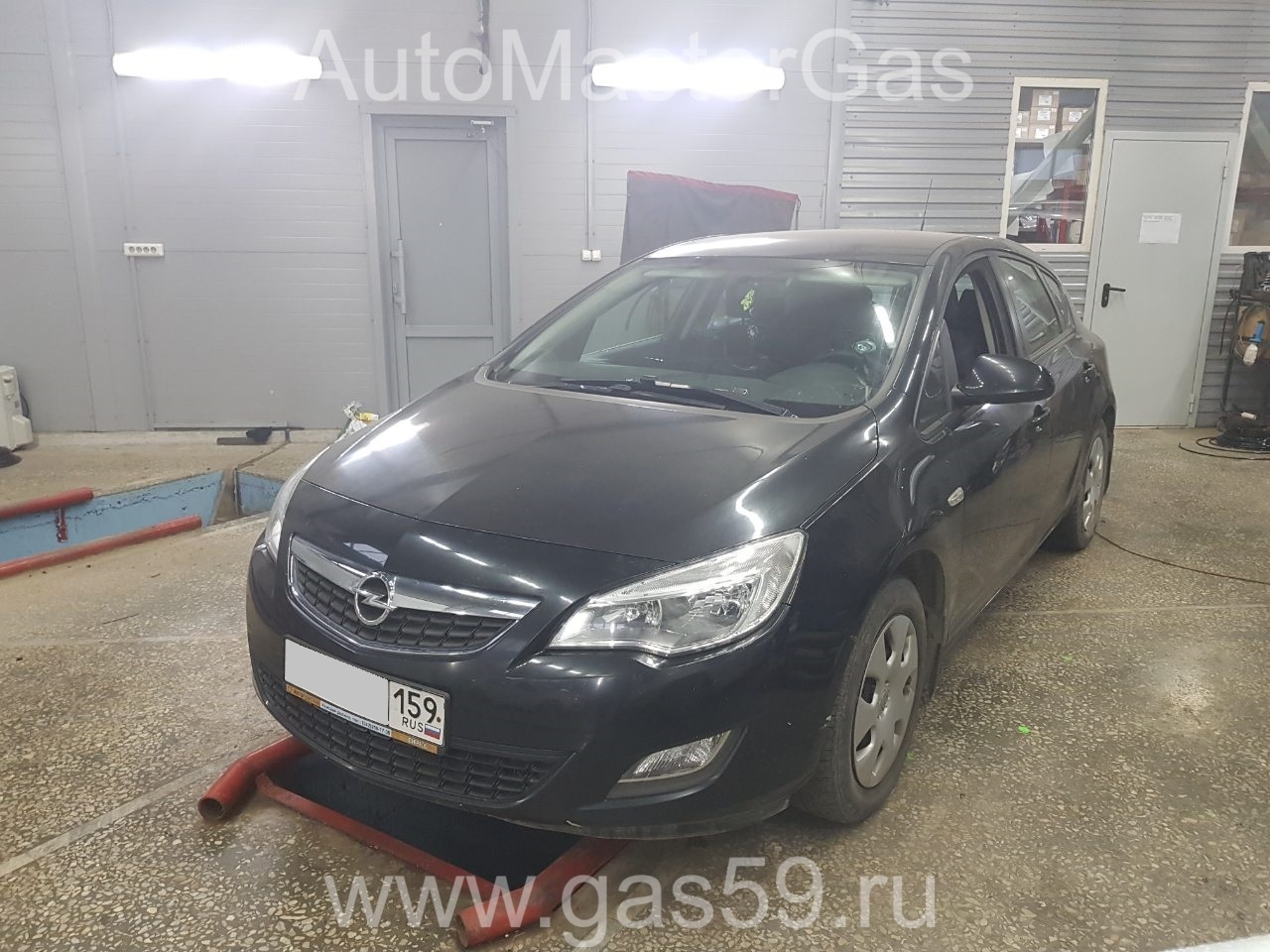 Установка ГБО на Opel Astra 2011г., ГБО 4 поколения, метан DIGITRONIC (Италия), двигатель 1.6л. 4 цилиндра