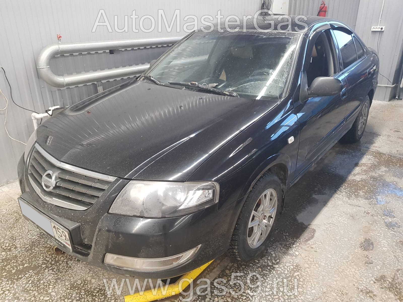 Установка ГБО на Nissan Almera Classic 2010г., ГБО 4 поколения, пропан LANDIRENZO (Италия), двигатель 1.6л. 4 цилиндра