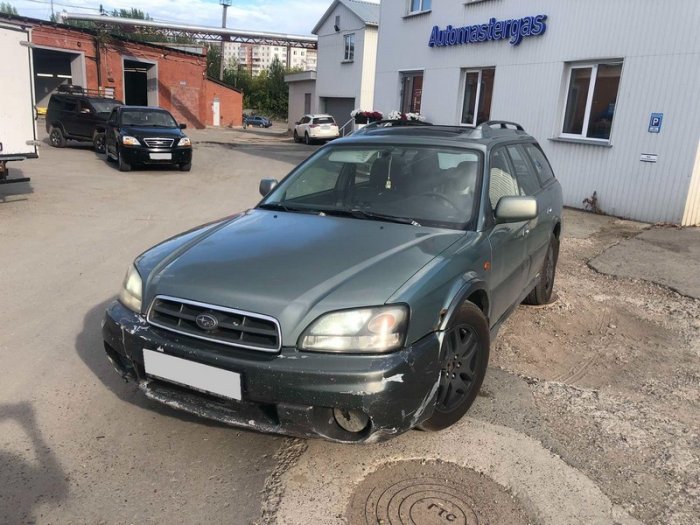 Установка ГБО на Subaru  Legacy 2002 г., ГБО 4 поколения, пропан  4SAVE (Польша), двигатель 2.5 л. 4 цилиндра