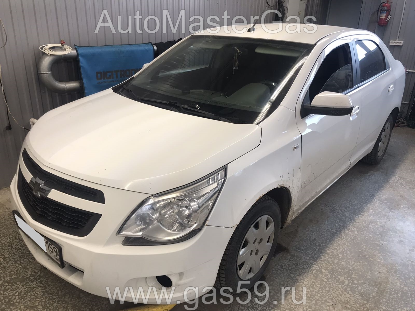 Установка ГБО на Chevrolet Cobalt 2007г., ГБО 4 поколения, пропан LANDIRENZO (Италия), двигатель 1.5л. 4 цилиндра