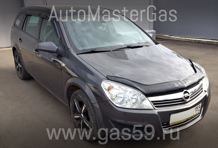 Установка ГБО на Opel Astra Caravan 1.6, ГБО 4 поколения LANDIRENZO (Италия), с тороидальным баллоном на 53 л.