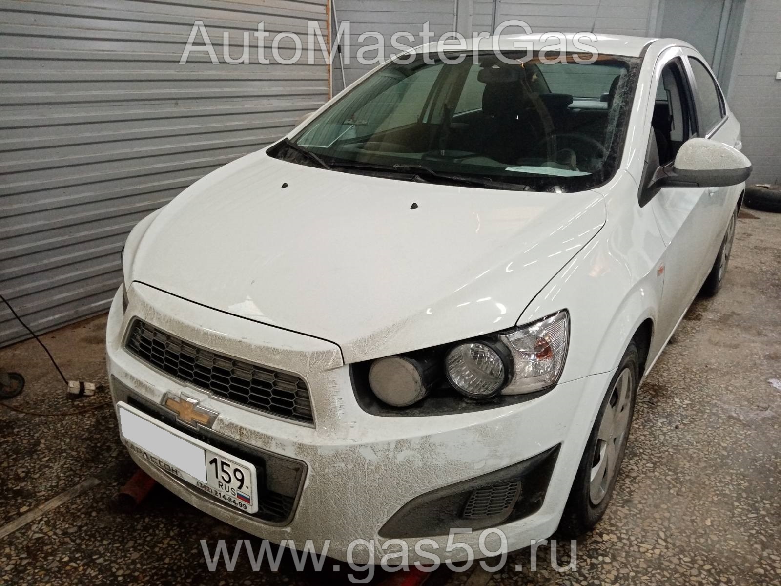 Установка ГБО на Chevrolet Aveo 2013г., ГБО 4 поколения, пропан LANDIRENZO (Италия), двигатель 1.6л. 4 цилиндра