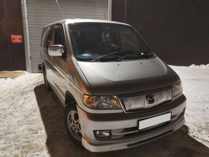 Установка ГБО на Mazda Bongo 2000г., ГБО 4 поколения, пропан LANDI RENZO (Италия), двигатель 2.0л. 4 цилиндра