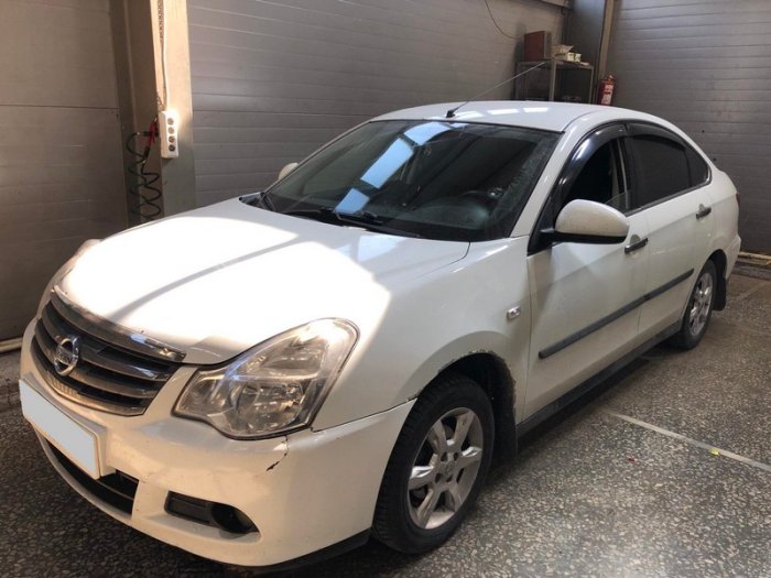 Установка ГБО на Nissan Almera 2014 г., ГБО 4 поколения, пропан 4SAVE (Польша) , двигатель 1.6 л. 4 цилиндра