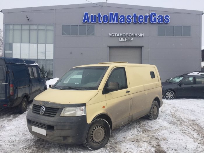 Установка ГБО на  Volkswagen Transporter 2007г., ГБО 4 поколения, пропан LANDI RENZO (Италия), двигатель 2.0л. 4 цилиндра