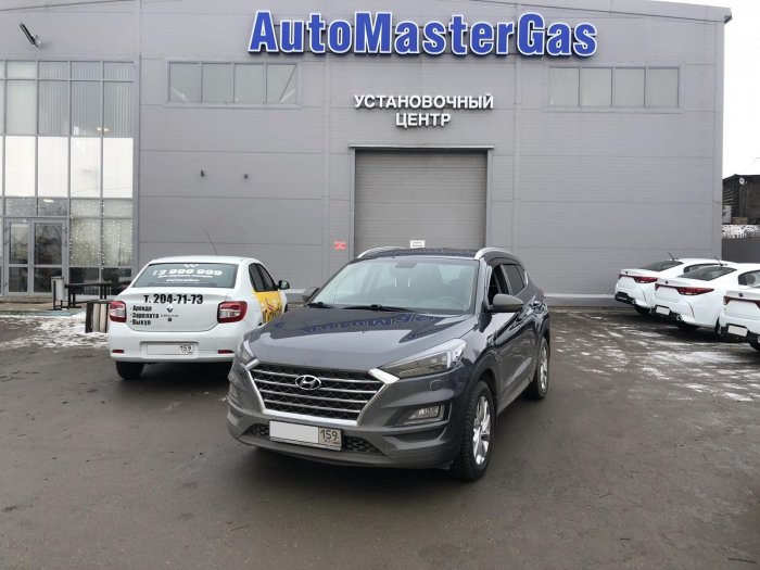 Установка ГБО на Hyundai Tucson 2019г., ГБО 4 поколения, пропан AEB (Италия), двигатель 2.0л. 4 цилиндра