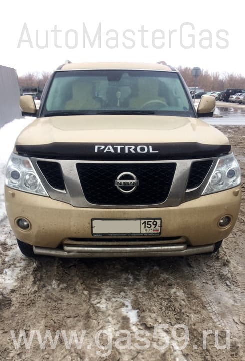 Установка ГБО на NISSAN PATROL 5.6, ГБО 4 поколения STAG (Польша), с тороидальным баллоном на 94 литра