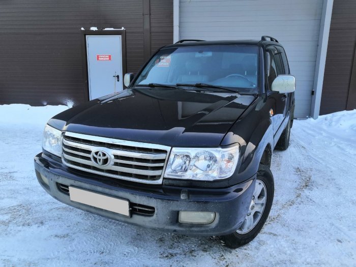 Установка ГБО на Toyota Land Cruiser 1999г., ГБО 4 поколения, пропан LANDIRENZO (Италия), двигатель 4.7л. 8 цилиндров
