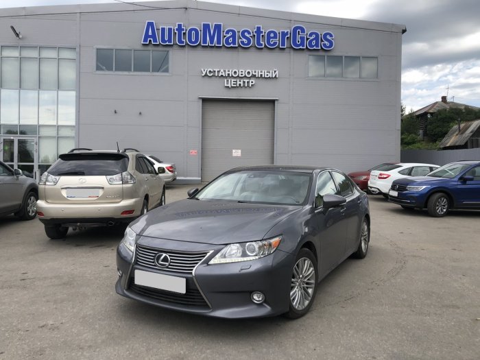 Установка ГБО на  Lexus ES250 2014г., ГБО 4 поколения, метан LANDI RENZO (Италия), двигатель 2.5л. 4 цилиндра