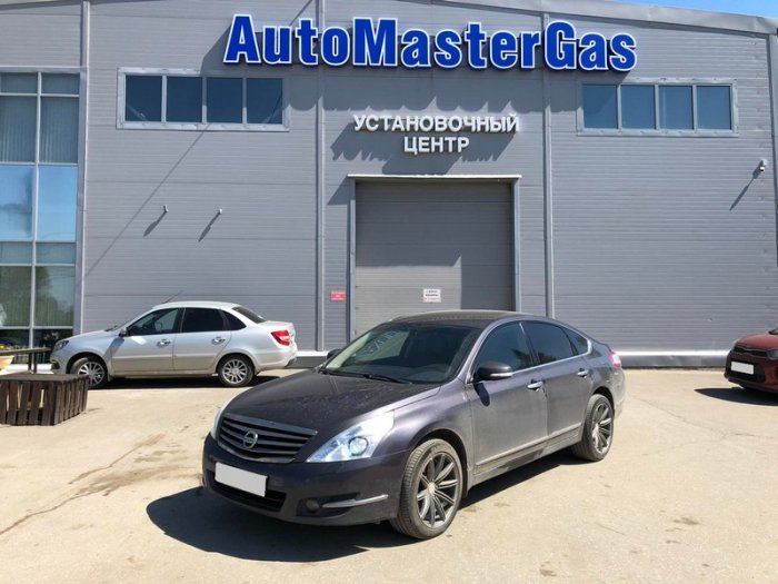Установка ГБО на Nissan Teana 2011г., ГБО 4 поколения, пропан OMVL (Италия), двигатель 2.5 л. 4 цилиндра