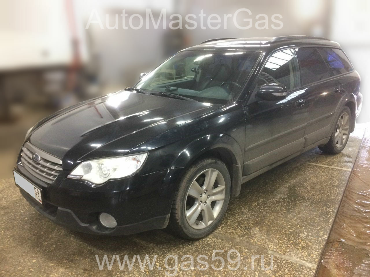 Установка ГБО на Subaru Legacy 2007г., ГБО 4 поколения, пропан LANDIRENZO (Италия), двигатель 2.5л. 4 цилиндра