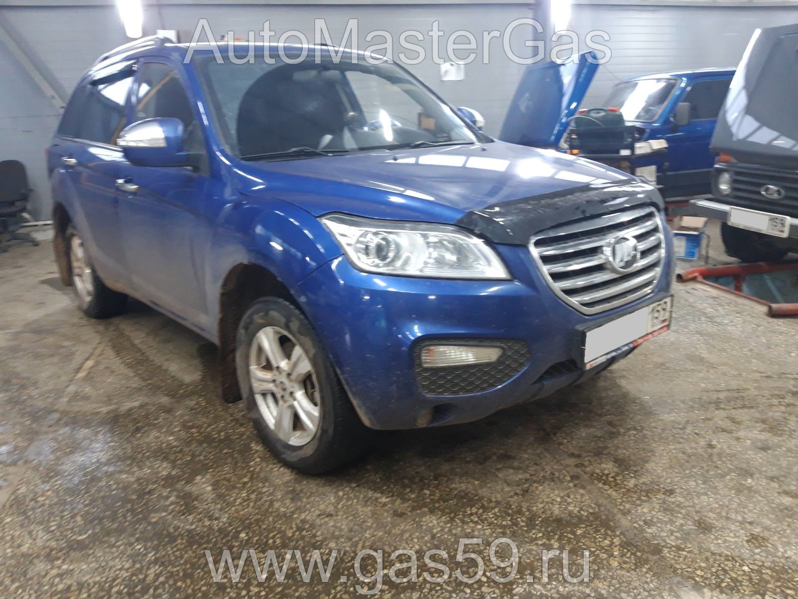Установка ГБО на Lifan X60 2014г., ГБО 4 поколения, пропан LANDIRENZO (Италия), двигатель 1.8л. 4 цилиндра