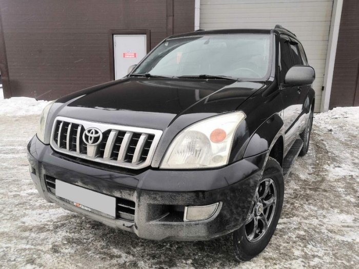 Установка ГБО на Toyota Land Cruiser Prado 2006 г., ГБО 4 поколения, пропан LANDI RENZO (Италия), двигатель 4.0л. 6 цилиндров