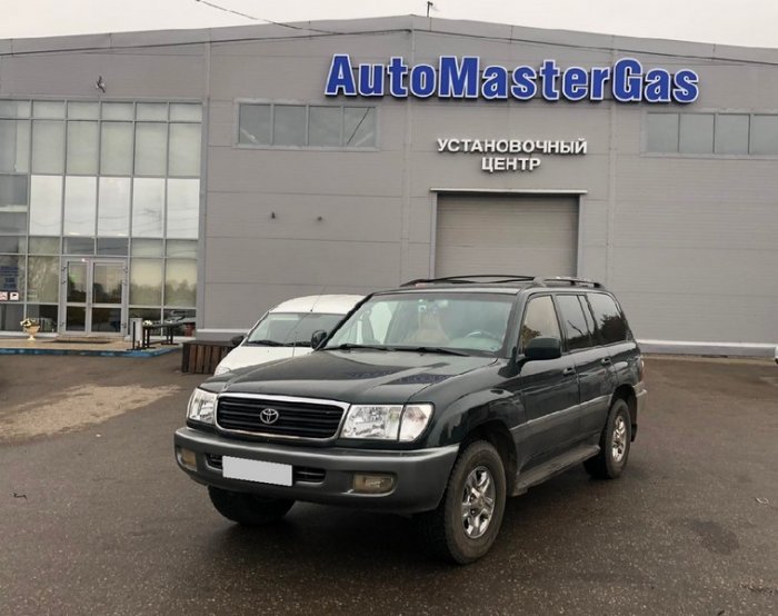 Установка ГБО на Toyota Land Cruiser 1999 г., ГБО 4 поколения, пропан LANDI RENZO (Италия), двигатель 4.7 л. 8 цилиндров