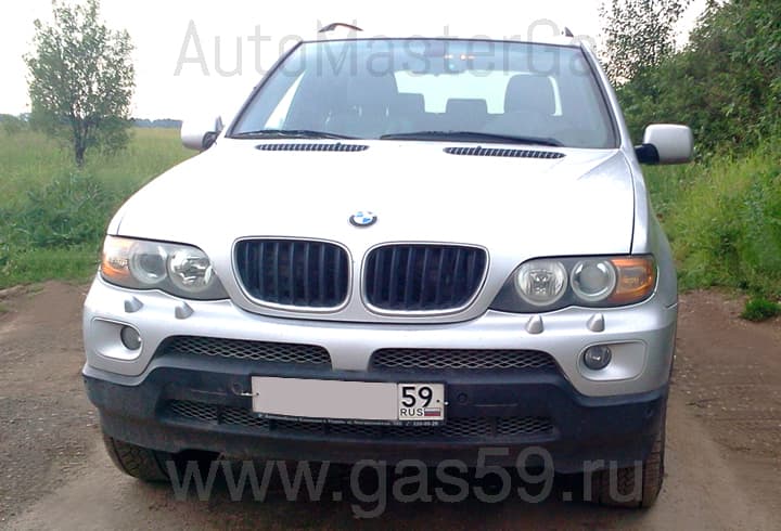 Установка ГБО на BMW X5 30i xDrive, ГБО 4 поколения BRC P&D, с баллоном 74 литра