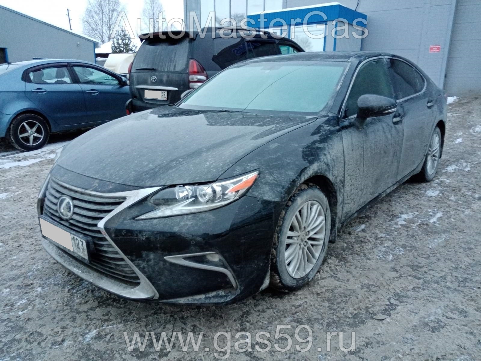 Установка ГБО на Lexus ES 250 2017г., ГБО 4 поколения, пропан LANDIRENZO (Италия), двигатель 2.5л. 4 цилиндра