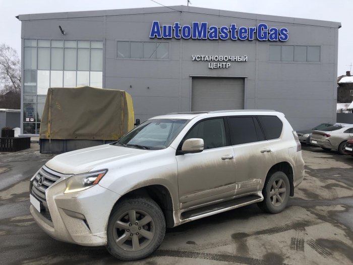 Установка ГБО на Lexus GX460 2014г., ГБО 4 поколения, пропан LANDI RENZO (Италия), двигатель 4.6л. 8 цилиндров
