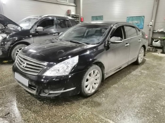 Установка ГБО на Nissan Teana 2009 г., ГБО 4 поколения, пропан Landi Renzo (Италия), двигатель 2.5 л. 4 цилиндров