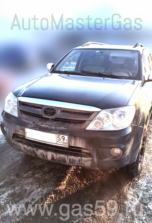 Установка ГБО на Toyota Fortuner 2006г, ГБО 4 поколения LANDIRENZO (Италия), баллон на 100 л