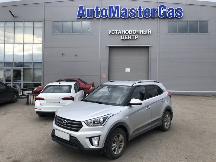Установка ГБО на Hyundai Creta 2019г., ГБО 4 поколения, пропан LANDI RENZO (Италия), двигатель 2.0л. 4 цилиндра