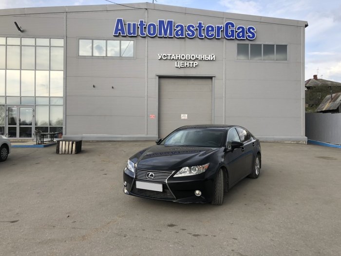 Установка ГБО на Lexus ES 250 2012г., ГБО 4 поколения, пропан LANDI RENZO (Италия), двигатель 2.5л. 4 цилиндра