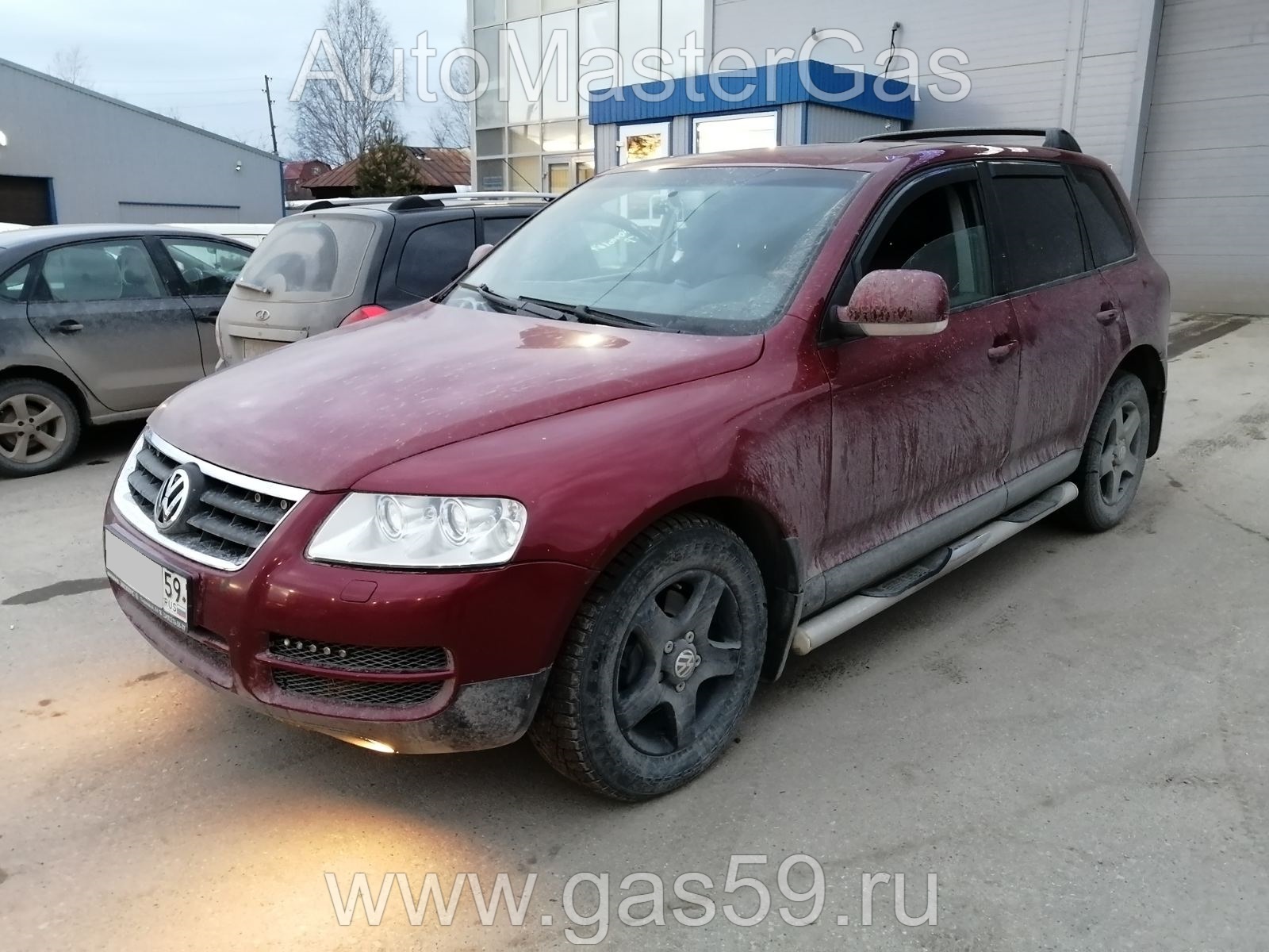 Установка ГБО на Volkswagen Touareg 2003г., ГБО 4 поколения, пропан LANDIRENZO (Италия), двигатель 3.2л. 6 цилиндров