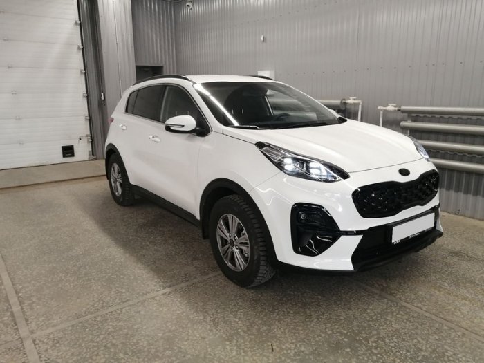 Установка ГБО на Kia Sportage 2021 г., ГБО 4 поколения, метан ALEX (Польша), двигатель 2.4л. 4 цилиндра