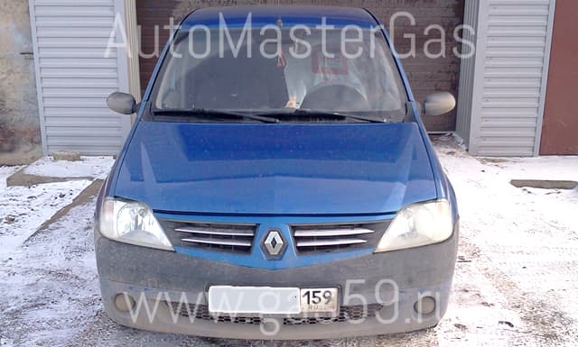 Установка ГБО на Renault Logan 1.4, ГБО 4 поколения BRC S24 (Италия), баллон 80 л