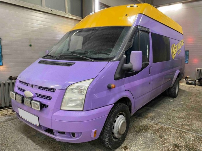 Установка ГБО на Ford Transit  2010 г., ГБО 4 поколения, пропан LANDI RENZO (Италия), двигатель 4.3 л. 8 цилиндров