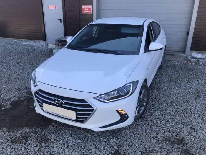Установка ГБО на Hyundai Elantra 2017г., ГБО 4 поколения, пропан LANDI RENZO (Италия), двигатель 1.6л. 4 цилиндра