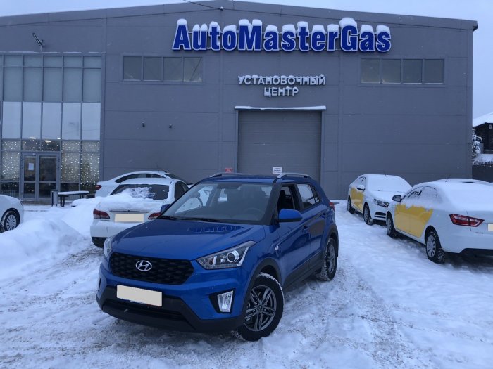 Установка ГБО на Hyundai Creta 2020г., ГБО 4 поколения, пропан AEB (Италия), двигатель 2.0л. 4 цилиндра