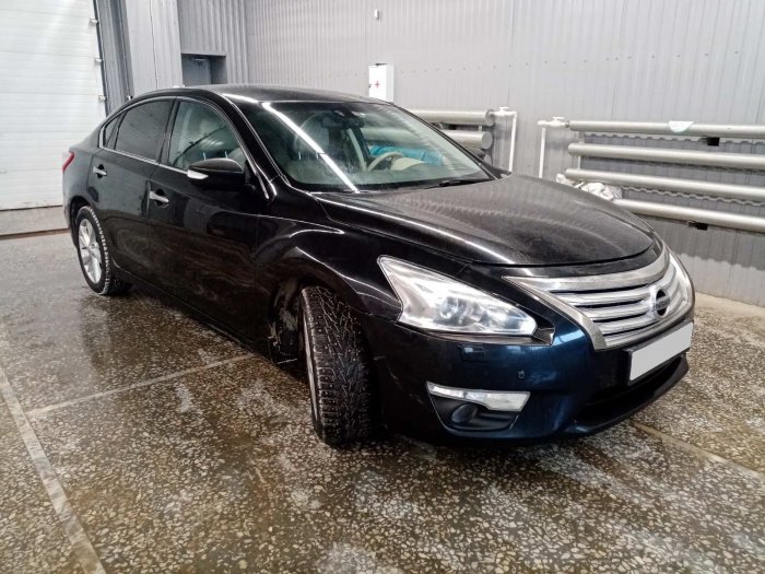 Установка ГБО на Nissan Teana 2014г., ГБО 4 поколения, пропан LANDI RENZO (Италия), двигатель 2.5л. 4 цилиндра