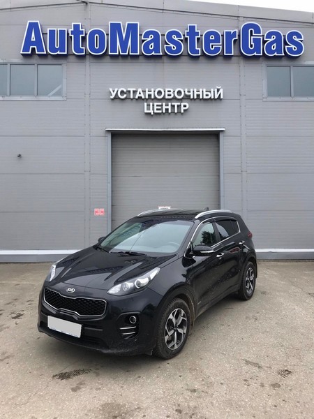 Установка ГБО на Kia Sportage 2016 г., ГБО 4 поколения,  пропан LANDI RENZO (Италия), двигатель 2.0 л, 4 цилиндра