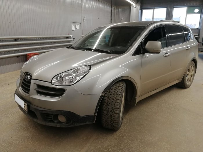 Установка ГБО на Subaru B9 Tribeca 2007г., ГБО 4 поколения, пропан DIGITRONIC (Италия), двигатель 3.0л. 6 цилиндров