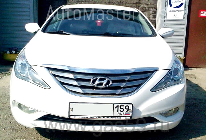 Установка ГБО на Hyundai Sonata 2.0, ГБО 4 поколения BRC Sequent, с баллоном 60 литров.