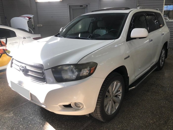 Установка ГБО на Toyota Highlander 2008 г., ГБО 4 поколения, пропан 4SAVE (Польша), двигатель 3.3 л. 6 цилиндров