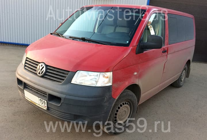 Установка ГБО на Volkswagen Transporter 2.0, ГБО 4 поколения Q-POWER (Польша), с цилиндрическим баллоном на 61 л.