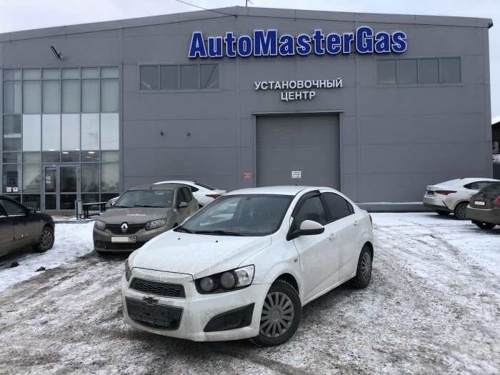 Установка ГБО на Chevrolet Aveo KL1T 2015г., ГБО 4 поколения, пропан LANDIRENZO (Италия), двигатель 1.6л. 4 цилиндра