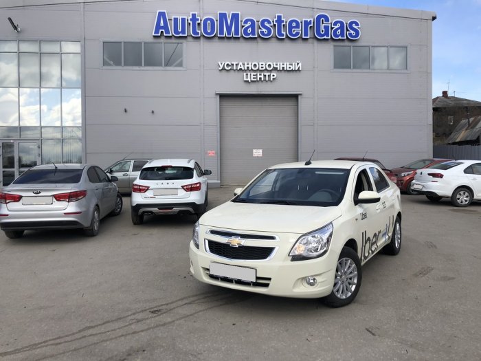 Установка ГБО на Chevrolet Cobalt  2020г., ГБО 4 поколения, метан LANDI RENZO (Италия), двигатель 1.5л. 4 цилиндра