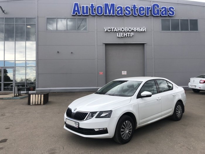Установка ГБО на Skoda Octavia 2020г., ГБО 4 поколения, пропан DIGITRONIC (Италия), двигатель 1.6л. 4 цилиндра