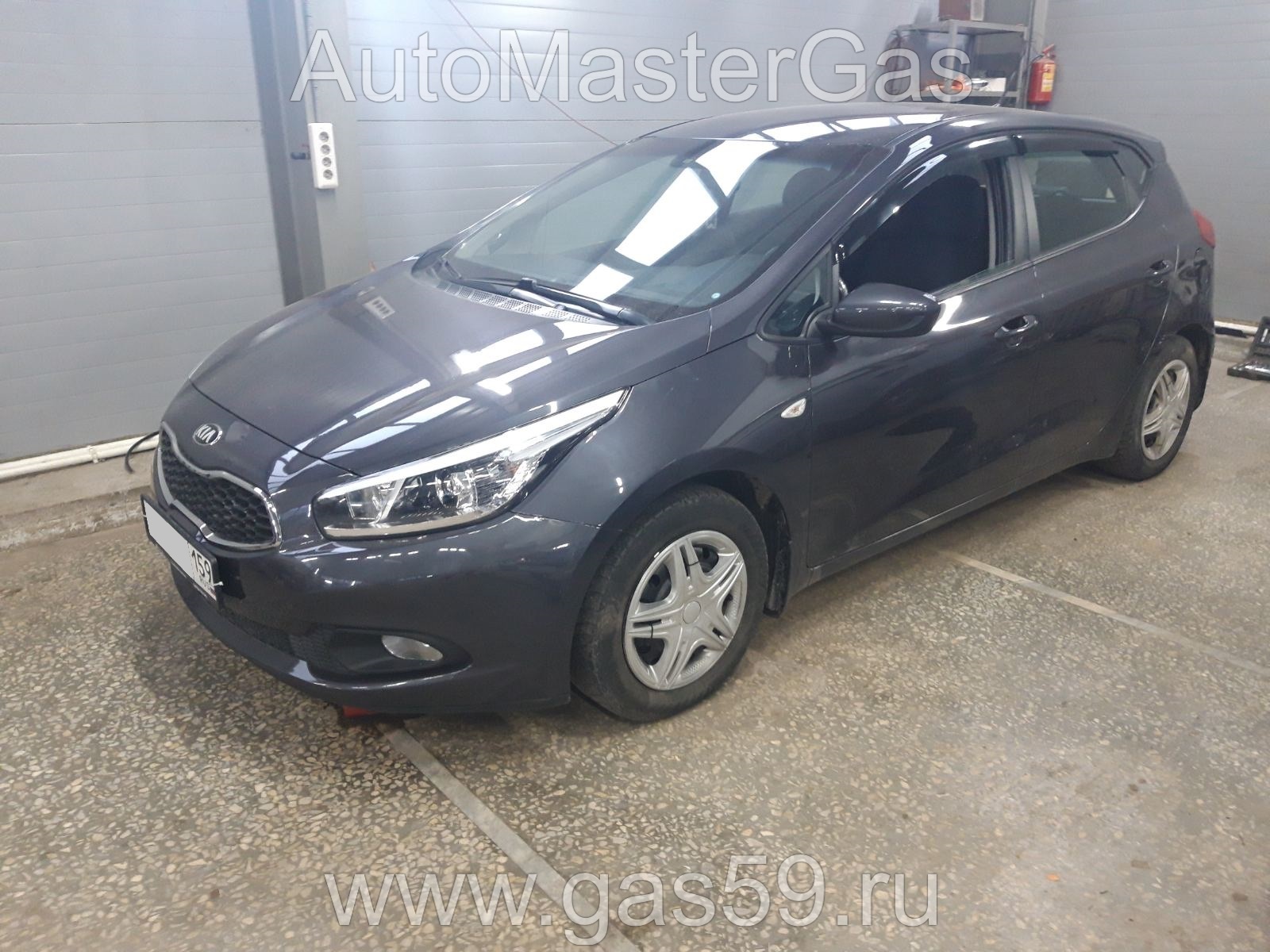 Установка ГБО на Kia Ceed 2014г., ГБО 4 поколения, пропан LANDIRENZO (Италия), двигатель 1.6л. 4 цилиндра